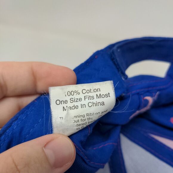 NAPA Racing Martin Truex #56 Ron Capps #28 Blue Pink Strapback Hat Breast Cancer - Picture 8 of 8